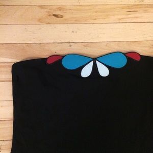 Vintage Calvin Klein Strapless Little Black Dress.